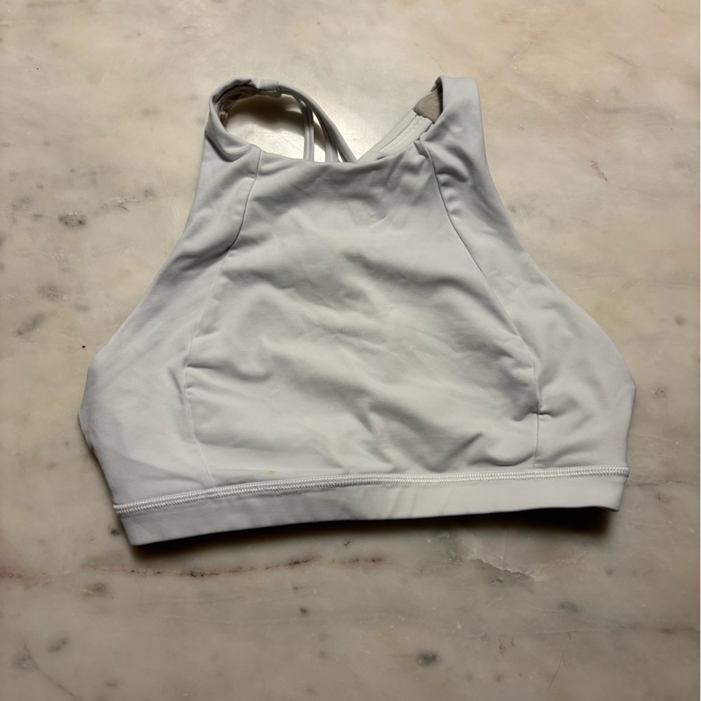 Lululemon White Sports Bra